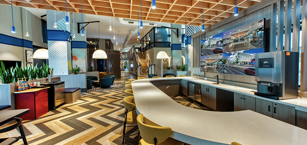 Resident lounge interior