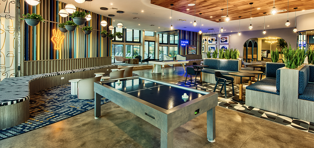 Resident lounge and common area